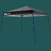 QuikShade Pop-Up Canopies|Canopy Tents-Solo Steel SOLO50 Slant Leg Pop-Up Canopy, 9 ft. x 9 ft. Black/Dark Blue Frame