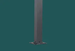 Sojag Hard-Top Gazebos-South Beach II Hardtop Gazebo, 12 ft. x 12 ft. Light Gray