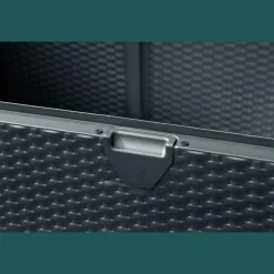 Arrow Deck Boxes-Spacemaker® HDG Steel® Deck Box, Anthracite