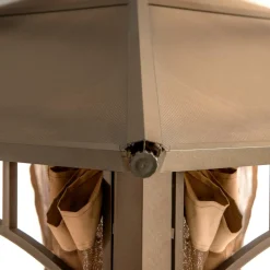 ShelterLogic Hard-Top Gazebos-Sycamore Gazebo, 10 ft. x 12 ft. Dark Coffee