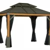 Tommy Bahama Hard-Top Gazebos-Maui 10 x 12 x 10 ft Gazebo