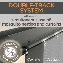 Tommy Bahama Hard-Top Gazebos-Maui 10 x 12 x 10 ft Gazebo