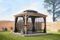 Tommy Bahama Hard-Top Gazebos-Maui 10 x 12 x 10 ft Gazebo