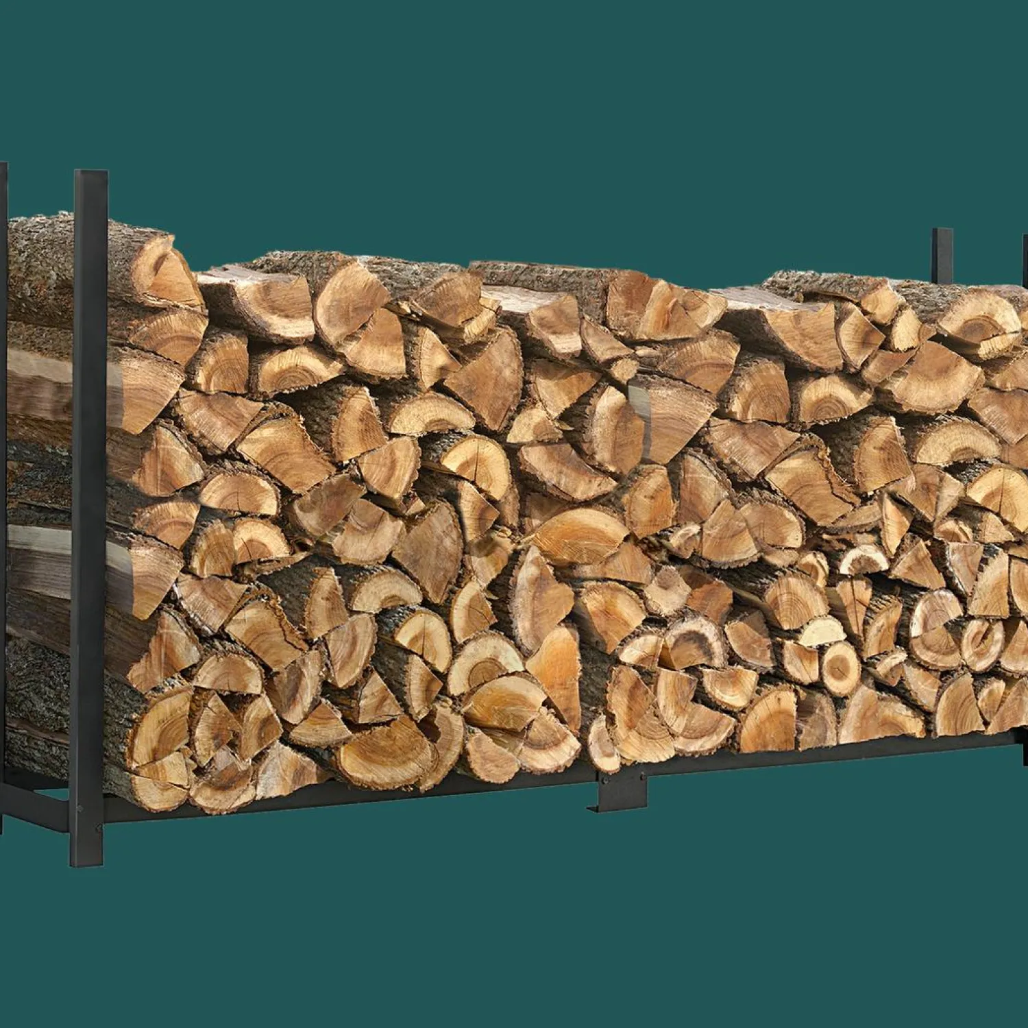 ShelterLogic Firewood Storage-Ultra Duty Firewood Rack, 8 ft.