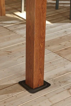 Sojag Hard-Top Gazebos-Valencia Gazebo Wood Finish 12 x 12 ft.