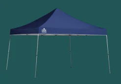 QuikShade Pop-Up Canopies-Weekender Elite Straight Leg Pop-Up Canopy Tent Blue