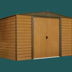Arrow Garden Sheds-Woodridge Steel Storage Shed, 10 ft. x 6 ft.