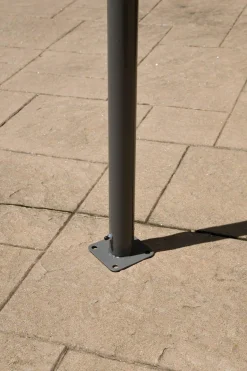 ShelterLogic Soft-Top Gazebos-10x10 Del Ray Gazebo Canopy Charcoal Frame Tan Cover