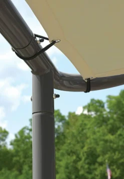 ShelterLogic Soft-Top Gazebos-10x6 Solano Gazebo Canopy Tan Cover