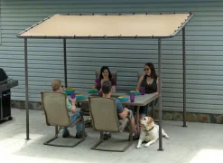 ShelterLogic Soft-Top Gazebos-10x6 Solano Gazebo Canopy Tan Cover